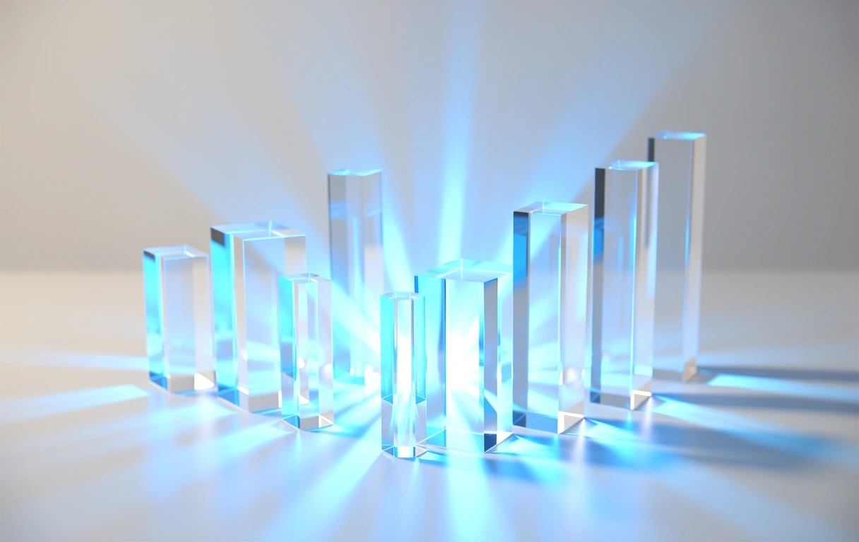 Abstract visualization of data refraction